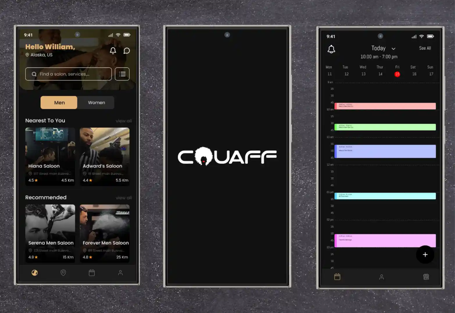 Couaff – Complete Salon & Beauty Business Platform — mobile or web app project by Mughees Butt